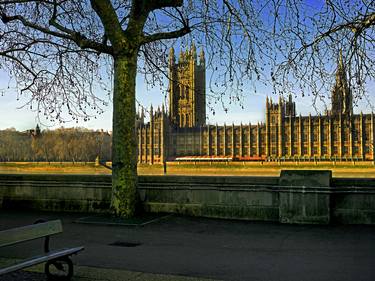 Houses of Parliament Viewed from St Thomas' Hospital - Limited Edition of 10 thumb