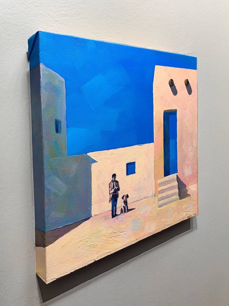 Original Abstract Landscape Painting by Russell Miyaki