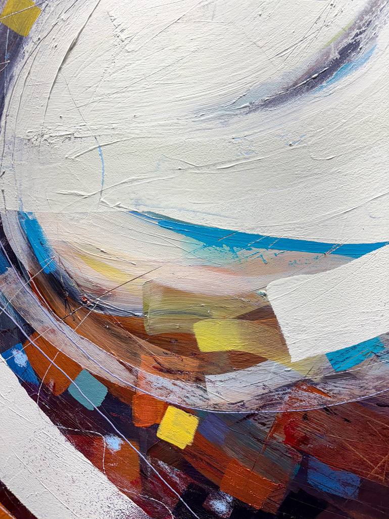 Original Abstract Expressionism Abstract Painting by Russell Miyaki