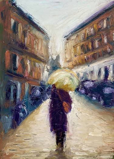 Original Impressionism Places Paintings by Russell Miyaki