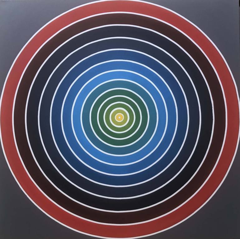 Print of Realism Geometric Painting by Many Novo