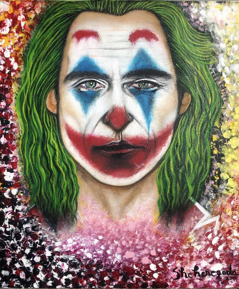 Joker Painting by Kouchaki Sheherezada | Saatchi Art