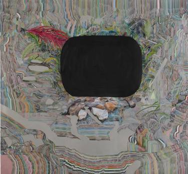 Saatchi Art Artist Laura Manino; Painting, “Expansión en el lago - Serie Expansiones, la naturaleza y el hombre (From the Expansions, nature and man series)” #art