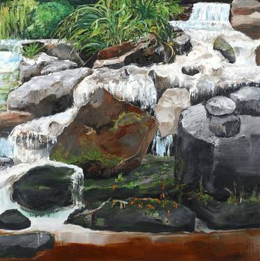 Original Expressionism Landscape Paintings by Fred Kleinberg
