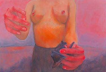 Original Fauvism Body Painting by Chloe Kaemmerer