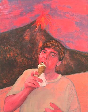 Original Expressionism People Painting by Chloe Kaemmerer