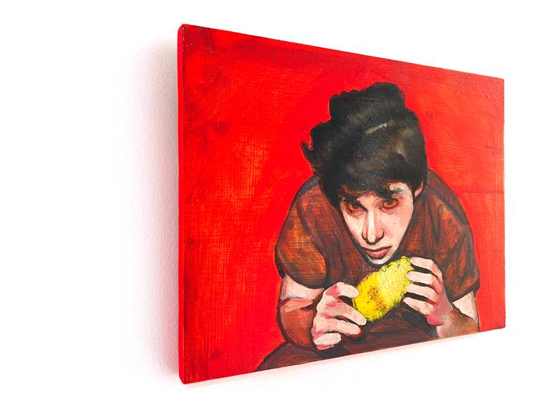 Original Expressionism People Painting by Chloe Kaemmerer