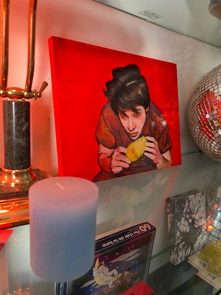 Original Expressionism People Painting by Chloe Kaemmerer