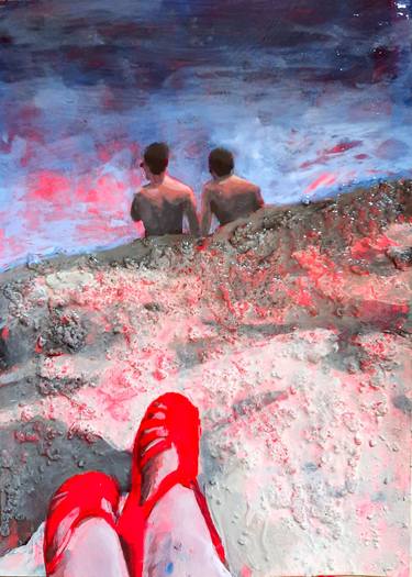 Original Figurative People Painting by Chloe Kaemmerer