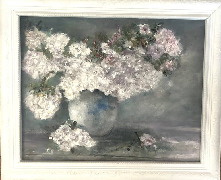 Original Expressionism Floral Painting by Suzanne Seely