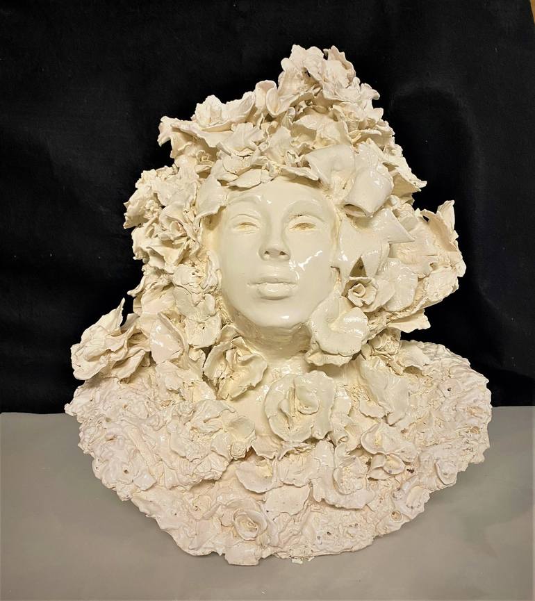 Original Portraiture Home Sculpture by Suzanne SEELY
