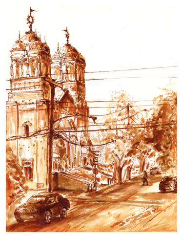 Print of Places Paintings by Sudeep Kumar