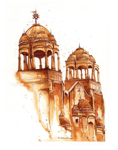 Print of Fine Art Places Paintings by Sudeep Kumar