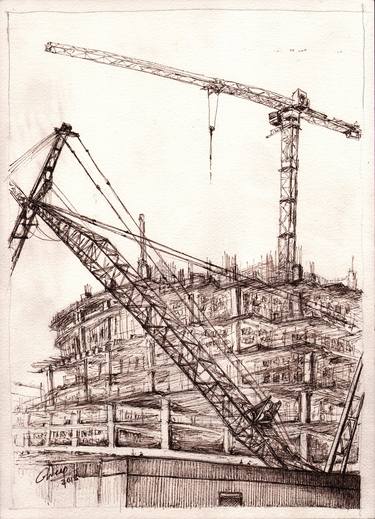 Print of Illustration Architecture Drawings by Sudeep Kumar