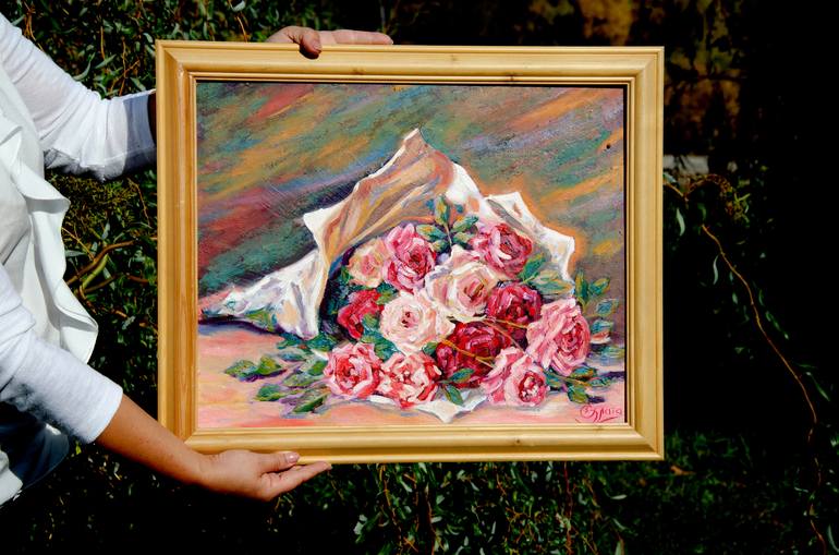 Original Still Life Painting by Elena Zlatomrezova