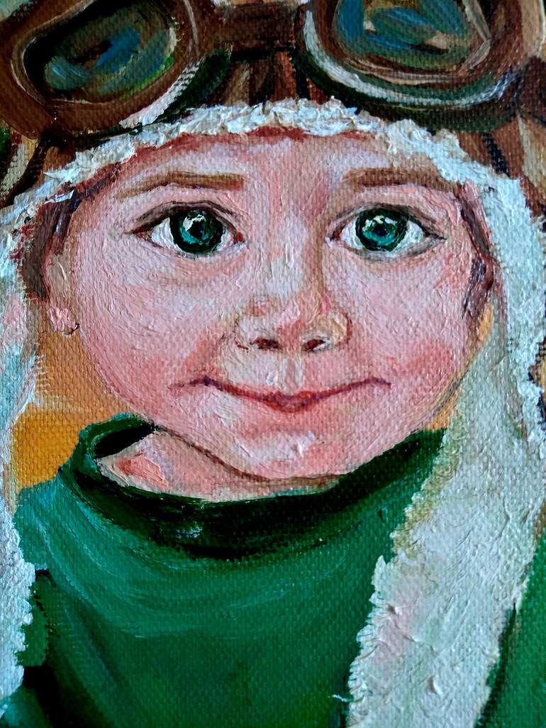 Original Children Painting by Elena Zlatomrezova