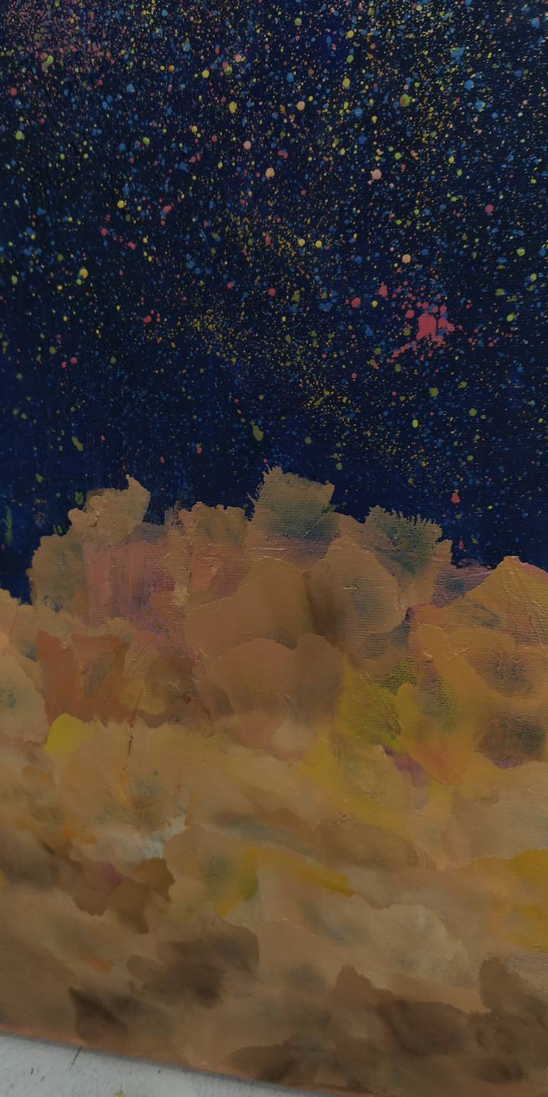 Original Abstract Fantasy Painting by Alena Reit