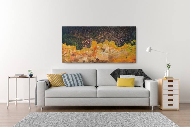 Original Abstract Family Painting by Alena Reit
