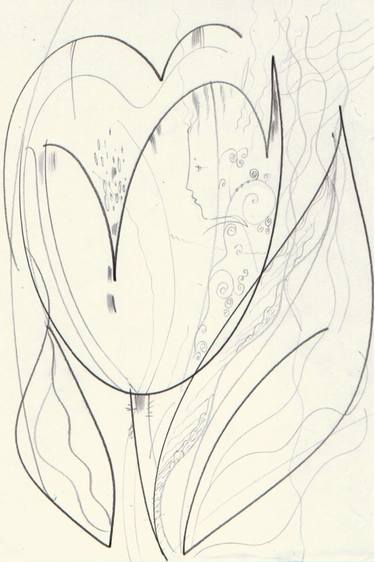 Print of Abstract Floral Drawings by Razumeiko Katerina