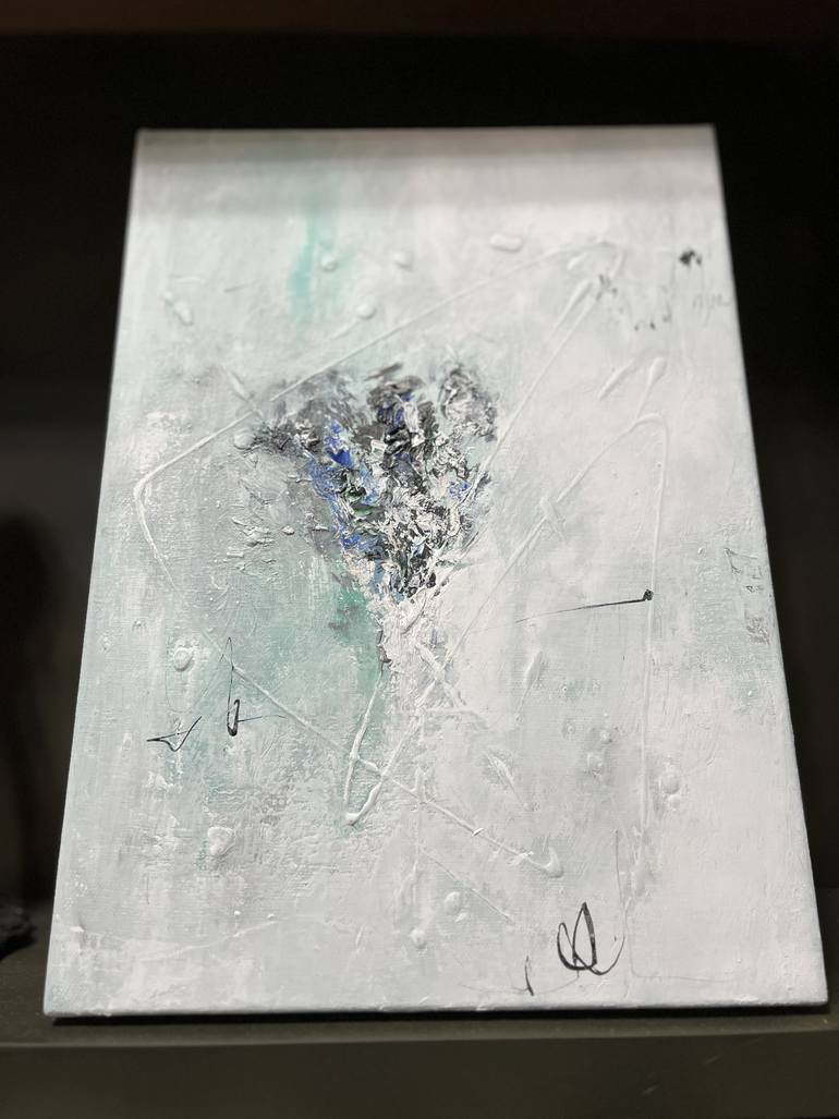 Original Abstract Expressionism Abstract Painting by Chih Yi Chou