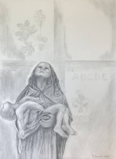 Original Figurative Children Drawings by Mary Klesse