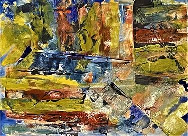 Original Abstract Expressionism Abstract Paintings by Mary Klesse