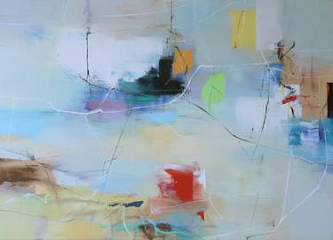 Original Abstract Expressionism Abstract Paintings by Plamen Bibeschkov