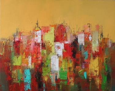 Original Abstract Paintings by Plamen Bibeschkov