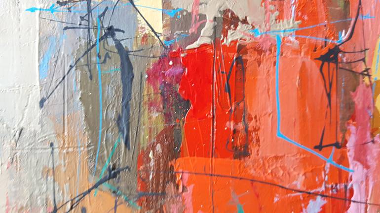 Original Abstract Landscape Painting by Plamen Bibeschkov