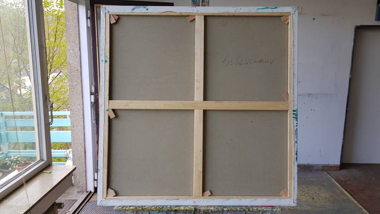 Original Abstract Landscape Painting by Plamen Bibeschkov