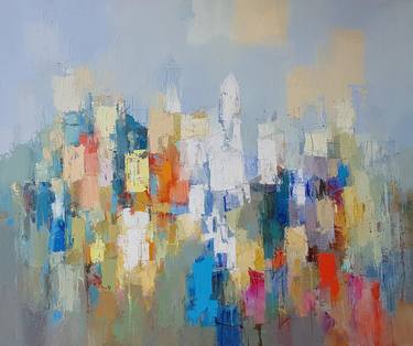 Original Abstract Landscape Paintings by Plamen Bibeschkov