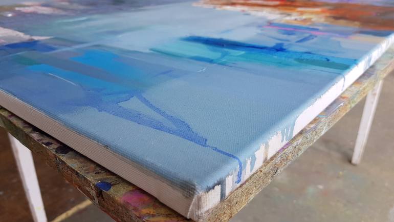 Original Impressionism Abstract Painting by Plamen Bibeschkov