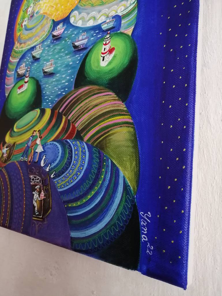 Original Contemporary Landscape Painting by Yana Ilieva