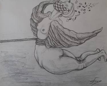 Print of Nude Drawings by Juan Caro