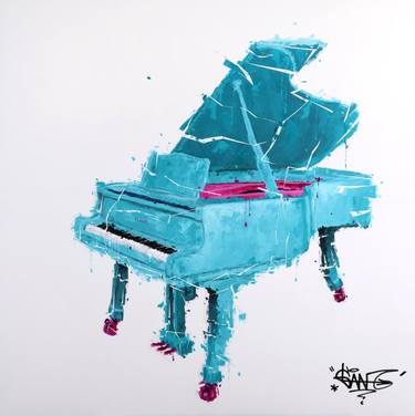 Original Figurative Music Paintings by Sylvain Lang