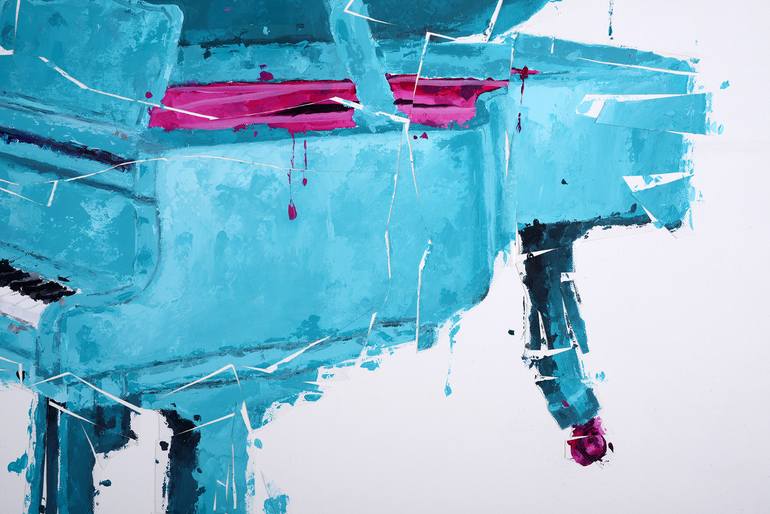 Original Figurative Music Painting by Sylvain Lang