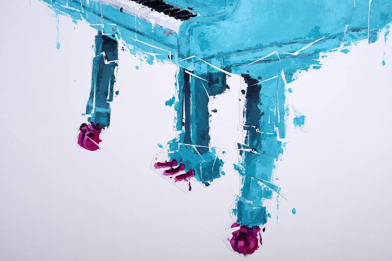 Original Figurative Music Painting by Sylvain Lang