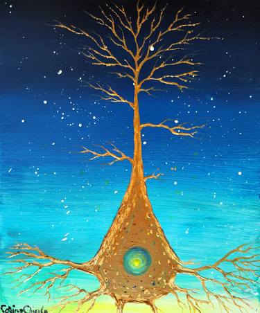 Print of Contemporary Science/Technology Paintings by Corina Chirila