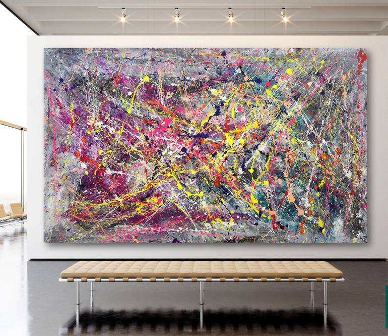 Original Abstract Painting by Tuncay Bolat