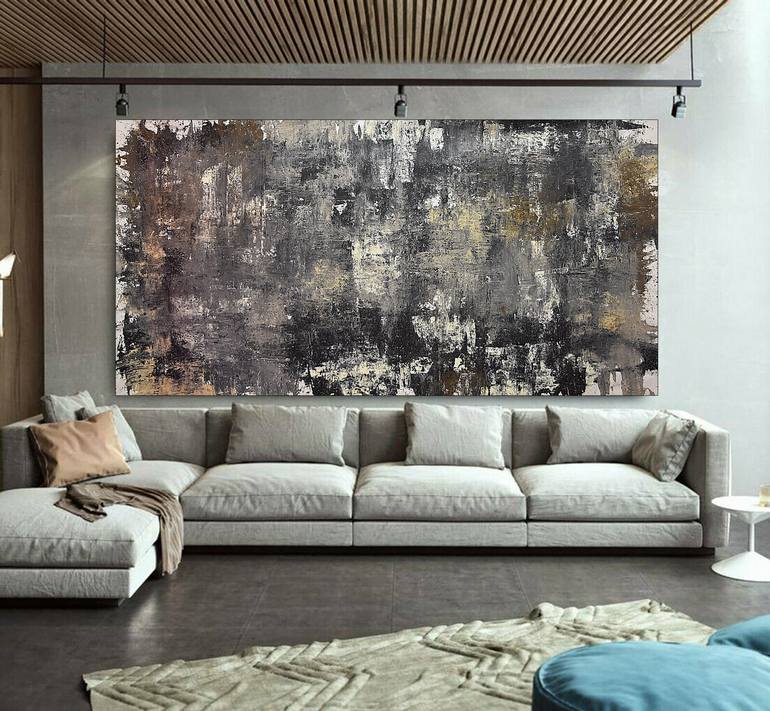 200cm x 100cm XXL Wooden Painting by Tuncay Bolat | Saatchi Art