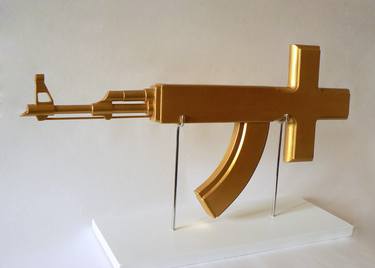 Original Modern Politics Sculpture by Oleh Tkachenko