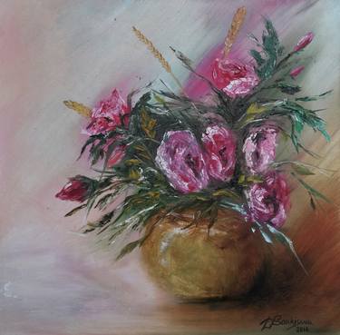 Original Modern Floral Paintings by Diana Sarkisova