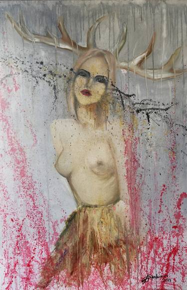 Original Surrealism Nude Paintings by Diana Sarkisova