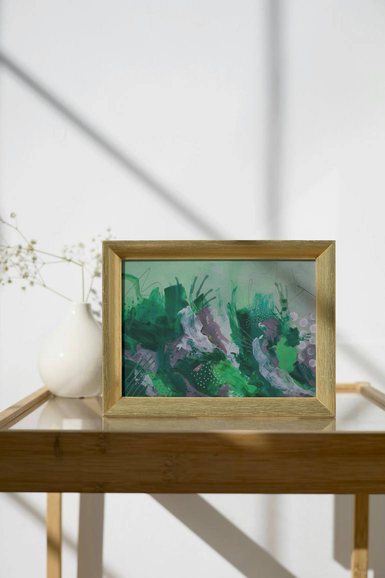 Original Abstract Expressionism Abstract Painting by Vega Vega