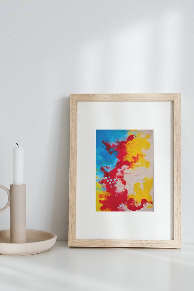 Original Abstract Expressionism Abstract Painting by Vega Vega