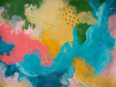 Original Abstract Expressionism Abstract Painting by Vega Vega
