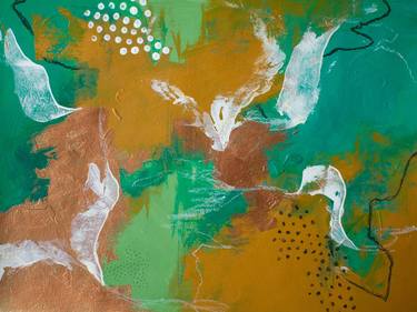 Original Abstract Expressionism Abstract Painting by Vega Vega
