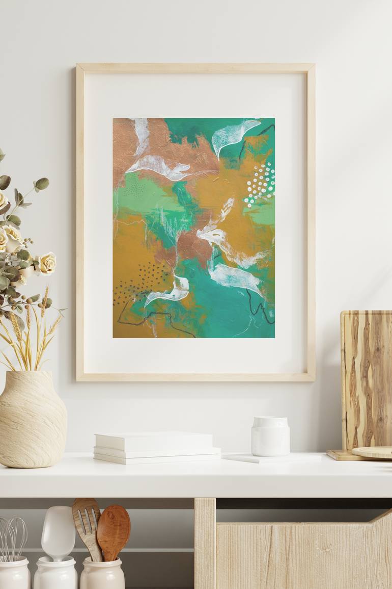 Original Abstract Expressionism Abstract Painting by Vega Vega