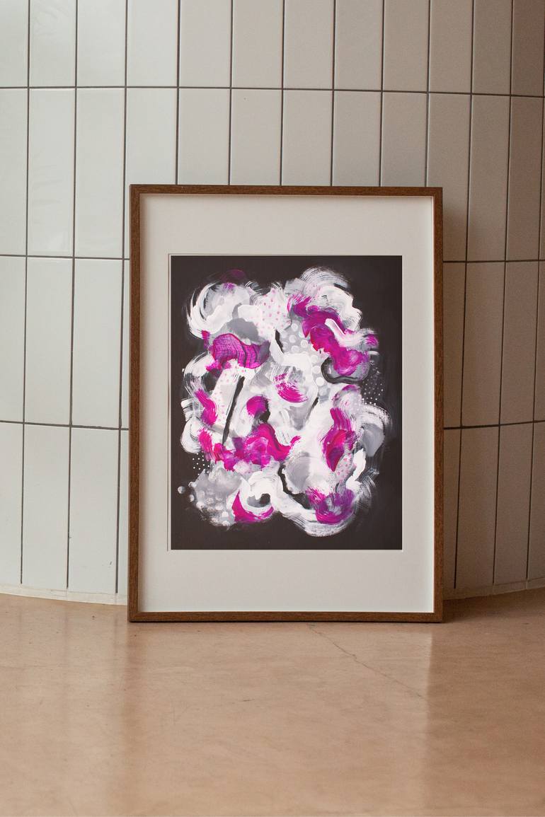 Original Abstract Expressionism Abstract Painting by Vega Vega