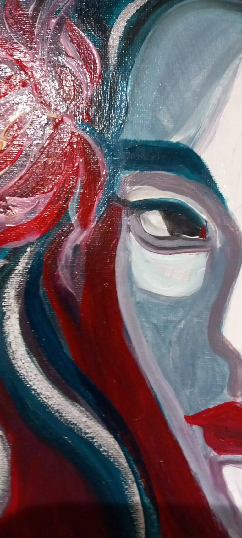 Original Figurative Women Painting by Zigou Beni